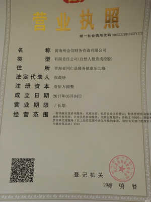 黄南州金信财务咨询 专业投资咨询助力区域经济发展